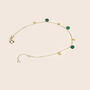 Bracciale Beverly Oro Giallo Malachite