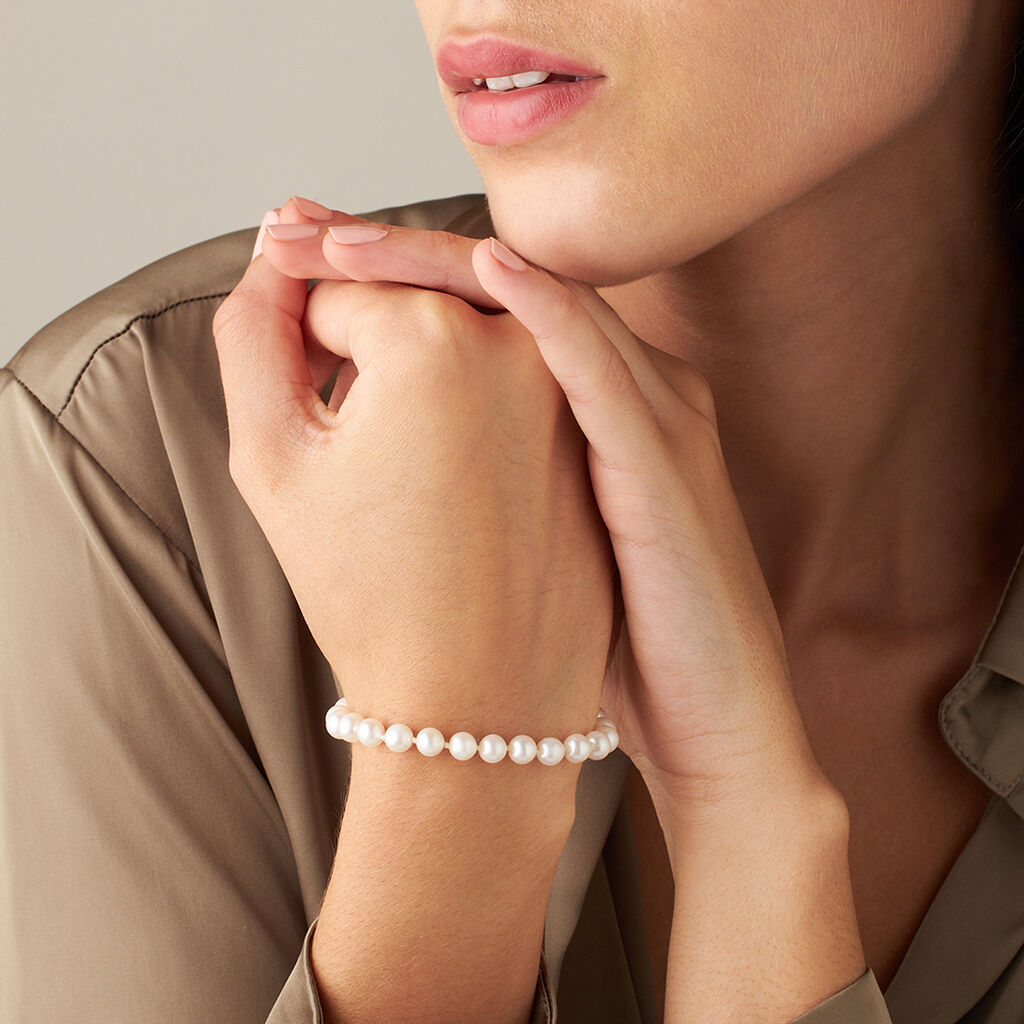Bracciale Gabrielle Oro Giallo Perla D'Acqua Dolce - Bracciali Donna | Stroili
