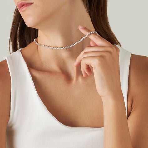 Collana Tennis Romantic Shine Metallo Cristallo - Collane Tennis Donna | Stroili