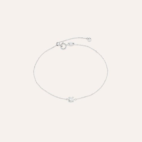 Bracciale Punto Luce Claire Oro Bianco Cubic Zirconia - Bracciali Amicizia Donna | Stroili