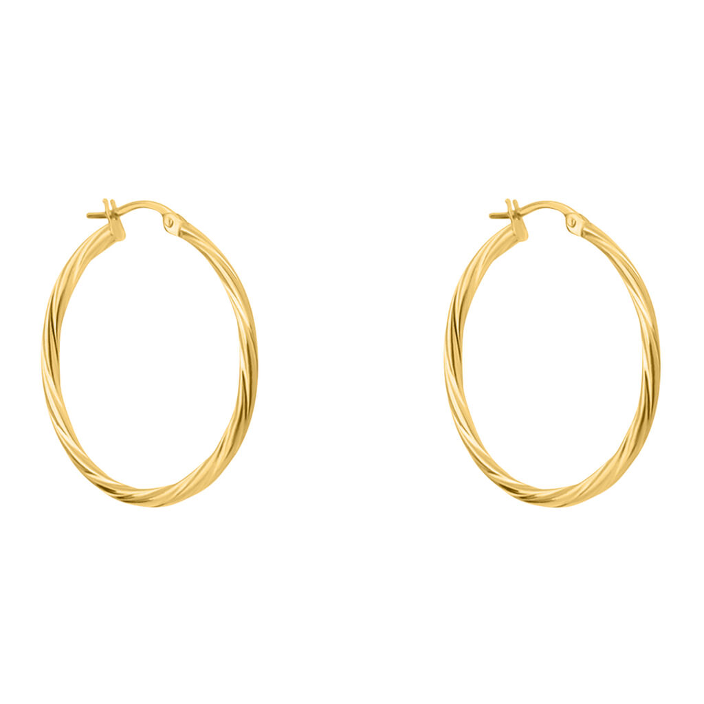 Orecchini A Cerchio Toujours Oro Giallo - Orecchini a Cerchio Donna | Stroili