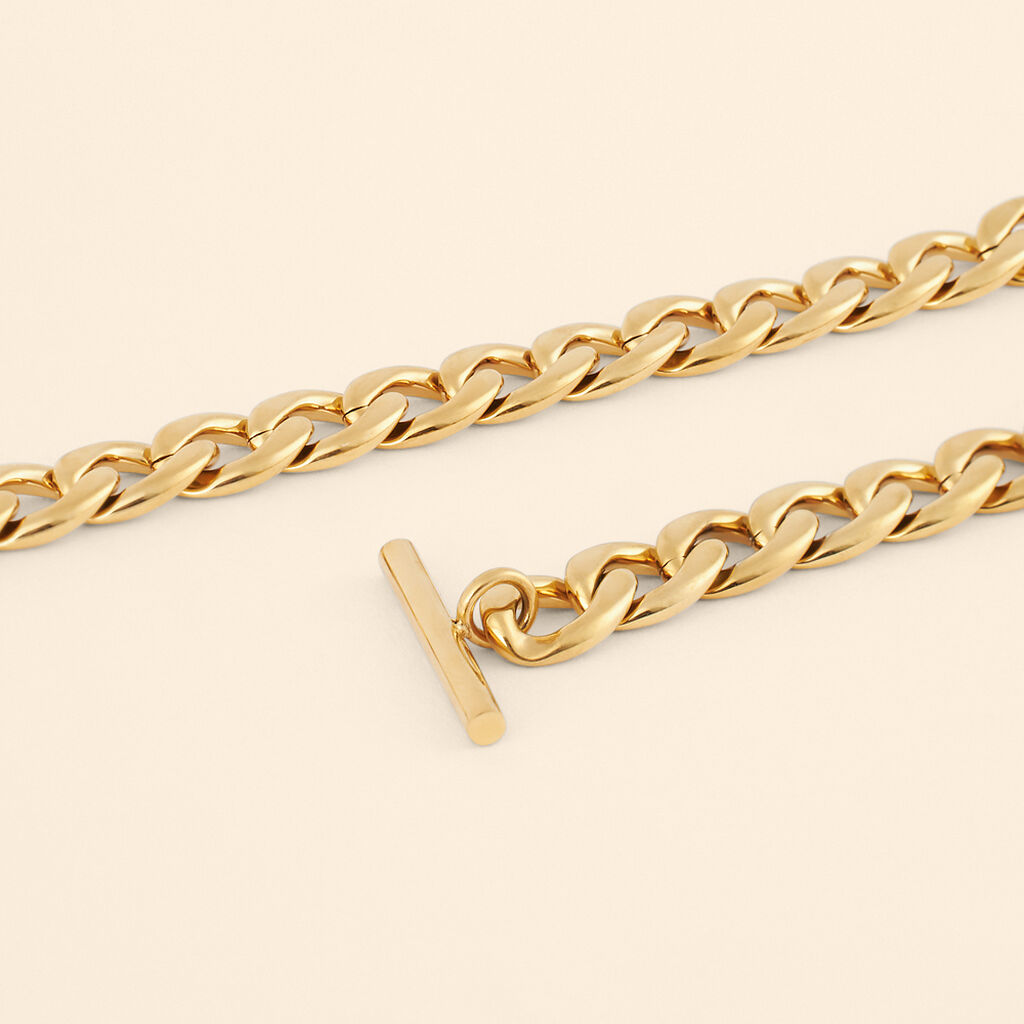 Collana Radiance Acciaio Dorato