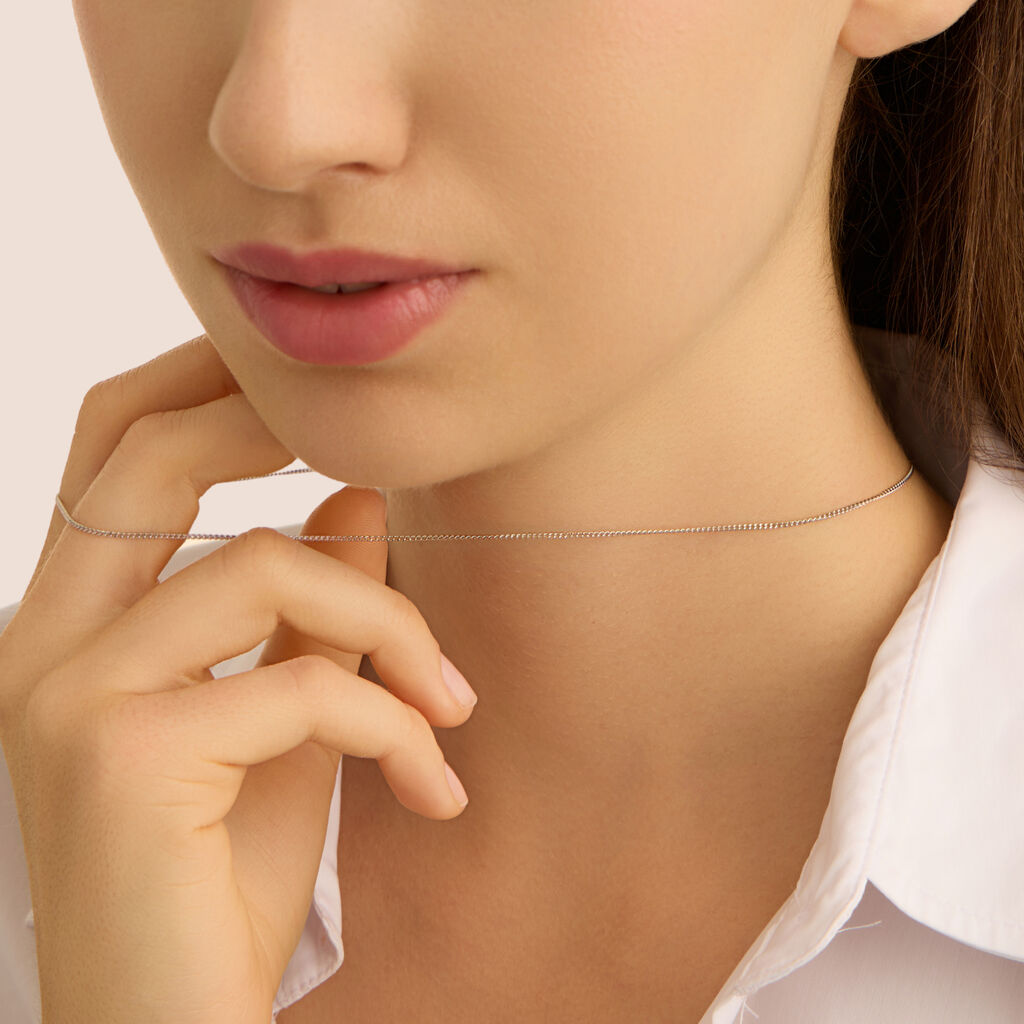 Catenina Poème Oro Bianco - Catenina Donna | Stroili