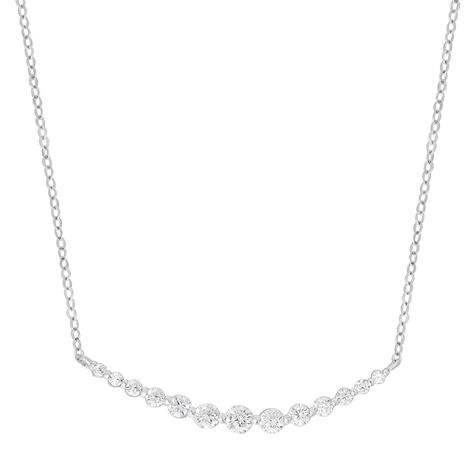 Collana Claire Oro Bianco Cubic Zirconia - Collane Donna | Stroili