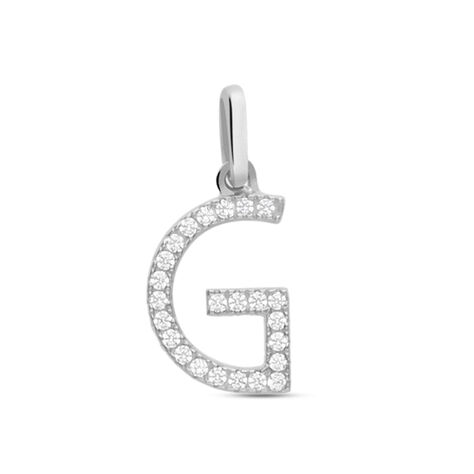 Pendente Poème Oro Bianco Cubic Zirconia - Ciondoli Donna | Stroili