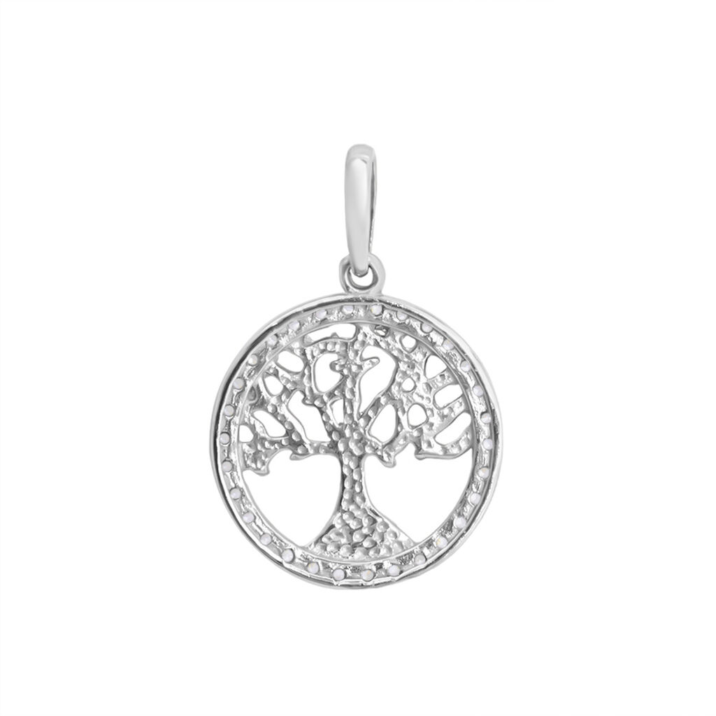 Pendente Poème Oro Bianco Cubic Zirconia - Ciondoli Donna | Stroili