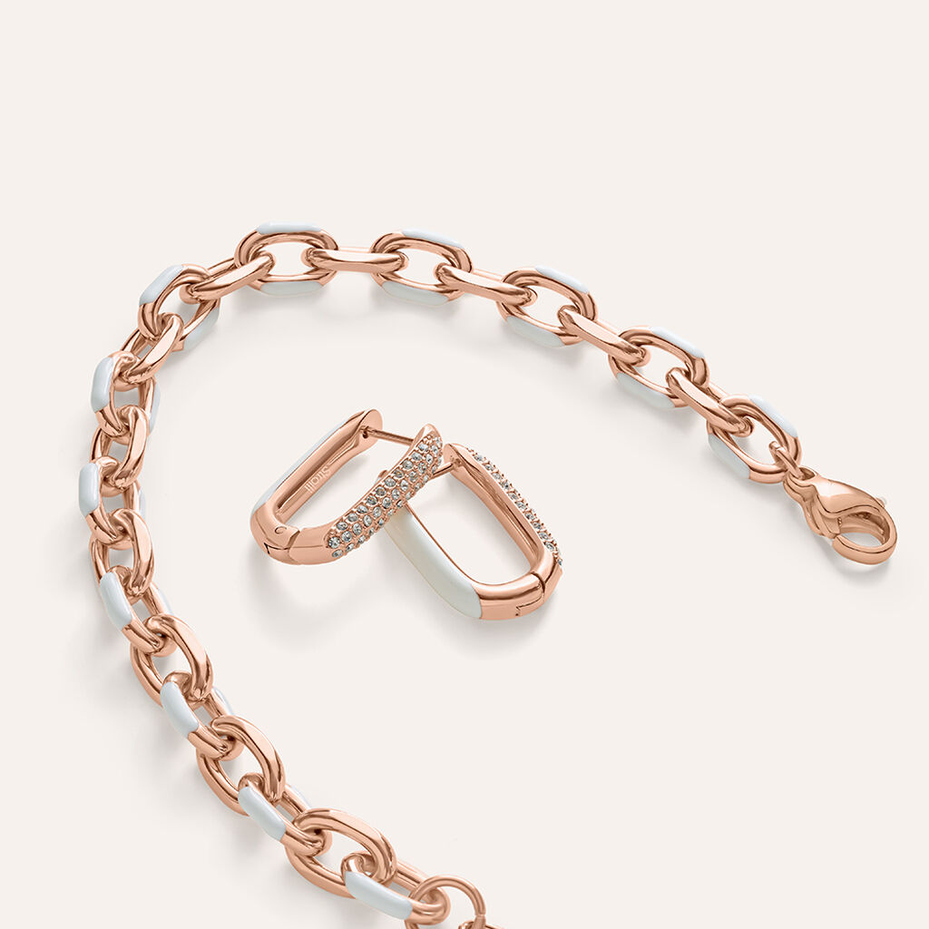 Bracciale Catena Lady Sweet Acciaio Rosa - Bracciali Donna | Stroili
