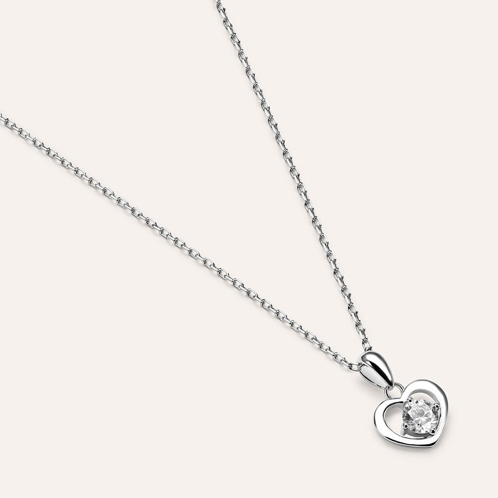 Collana Silver Elegance Argento Rodiato Cubic Zirconia - Collane Donna | Stroili