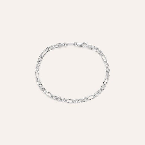 Bracciale Catena Gentleman Argento Rodiato - Bracciali Uomo | Stroili