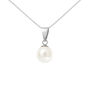 Collana Gabrielle Oro Bianco Perla D'Acqua Dolce