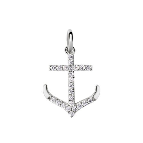 Pendente Poème Oro Bianco Cubic Zirconia - Ciondoli Donna | Stroili