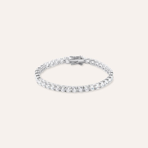 Bracciale Tennis Silver Elegance Argento Rodiato Cubic Zirconia - Bracciali Tennis Donna | Stroili