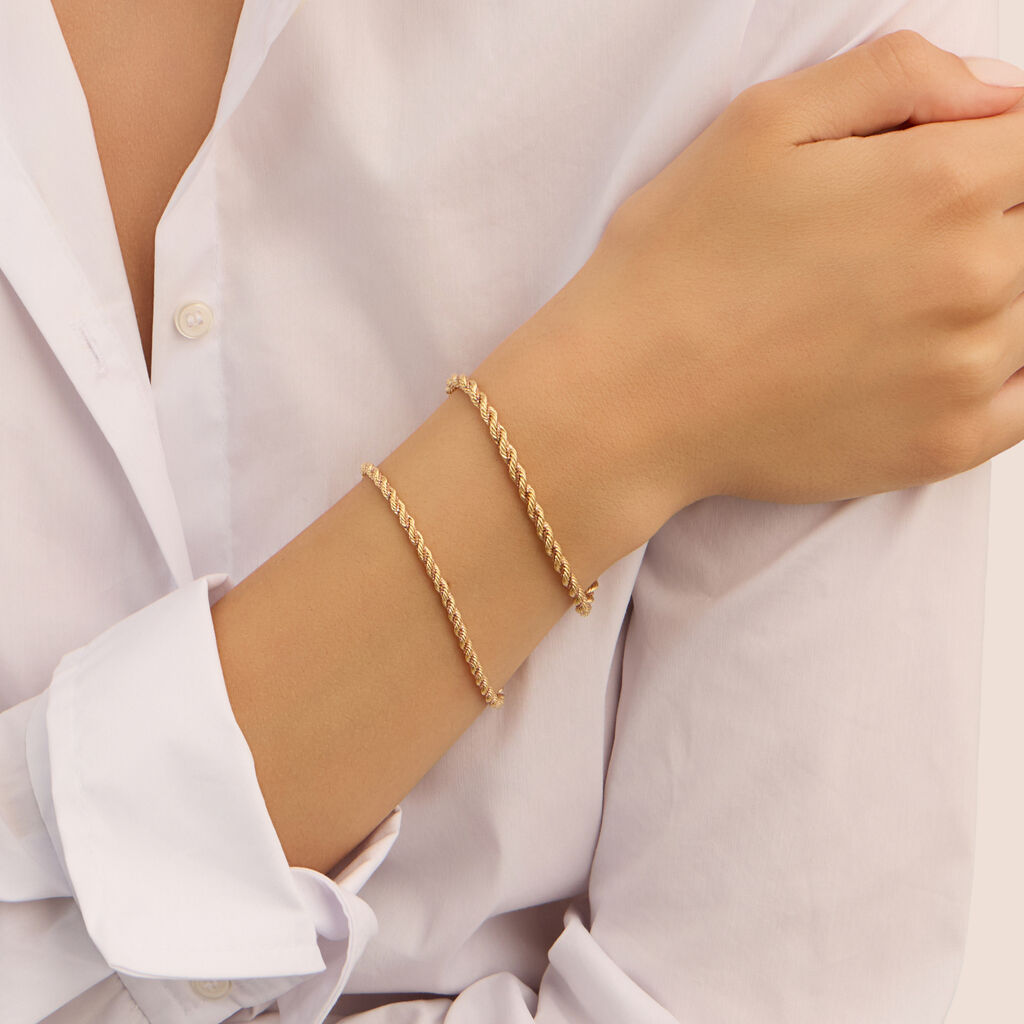 Bracciale Catena Colette Oro Bicolore Giallo / Rosa