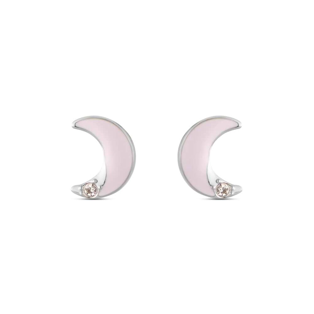 Orecchini Lobo Lady Sweet Acciaio Cristallo - Orecchini a Lobo Donna | Stroili