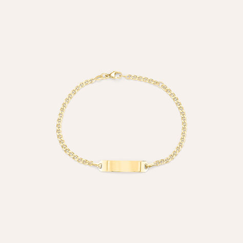 Bracciale Con Targhetta Religious Gold Oro Giallo - Bracciali Bambino | Stroili