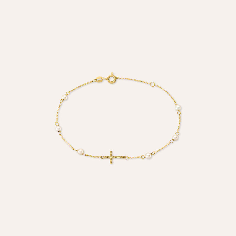 Bracciale Holy Oro Giallo Perla D'Acqua Dolce - Bracciali Donna | Stroili