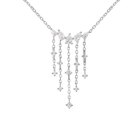 Collana Silver Elegance Argento Rodiato Cubic Zirconia - Collane Donna | Stroili