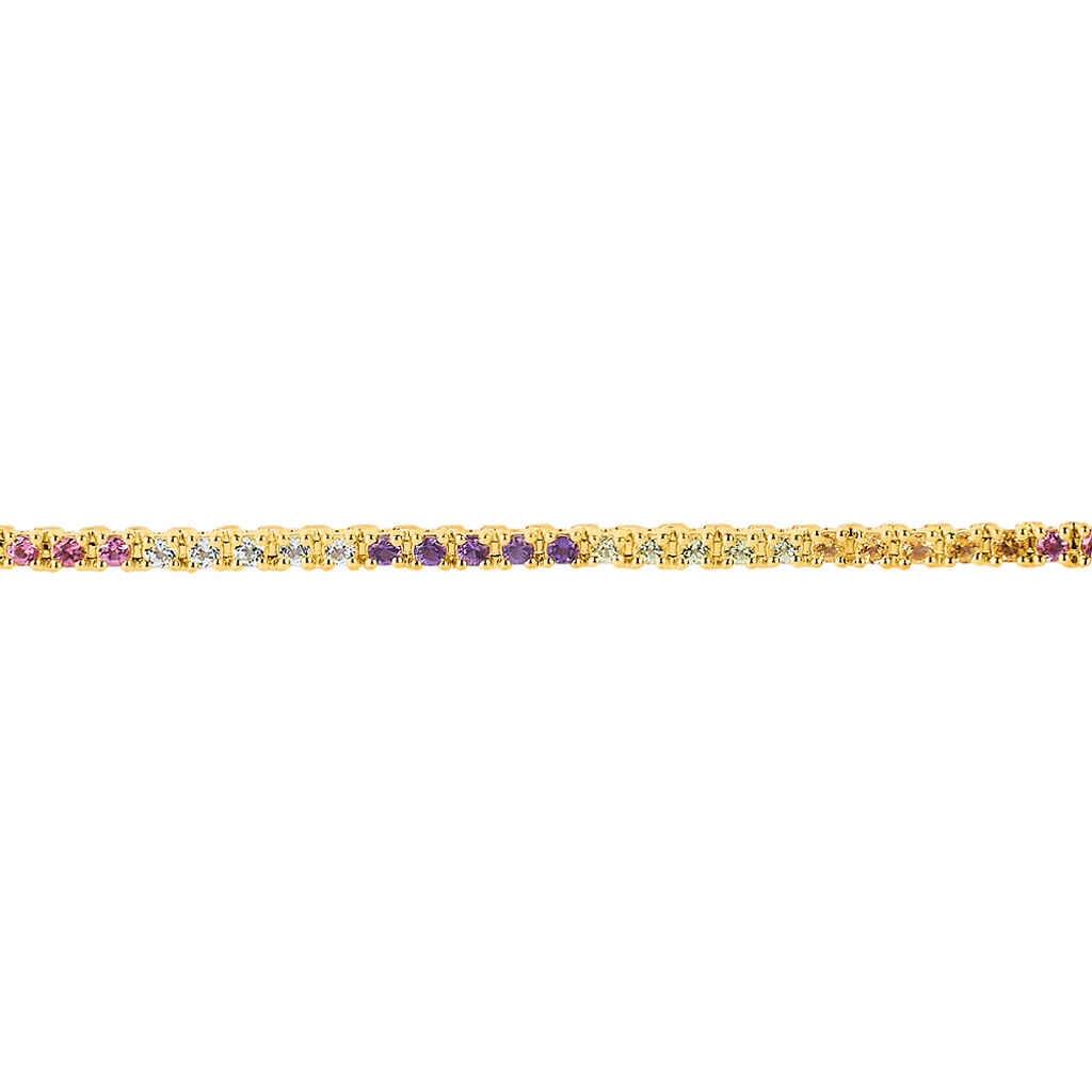 Bracciale Amélie Oro Giallo Ametista Citrino Topazio Tormalina Peridoto - Bracciali Donna | Stroili