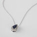 Collana Punto Luce Charlotte Oro Bianco Zaffiro Diamante - Collane Choker Donna | Stroili