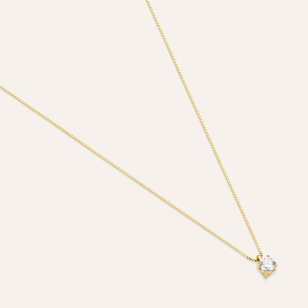 Collana Firmamenti Oro Giallo Diamante