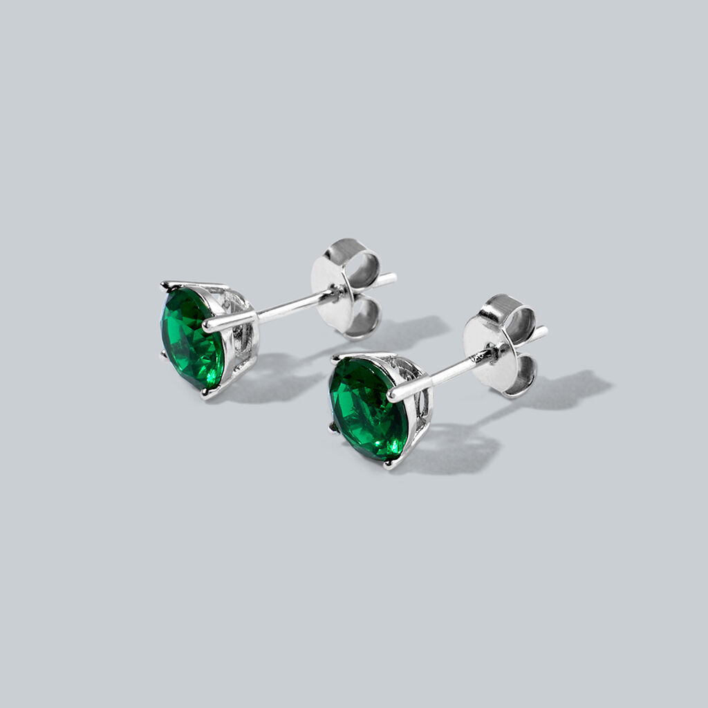 Orecchini Lobo Punto Luce Silver Rainbow Argento Rodiato Cubic Zirconia - Orecchini a Lobo Donna | Stroili
