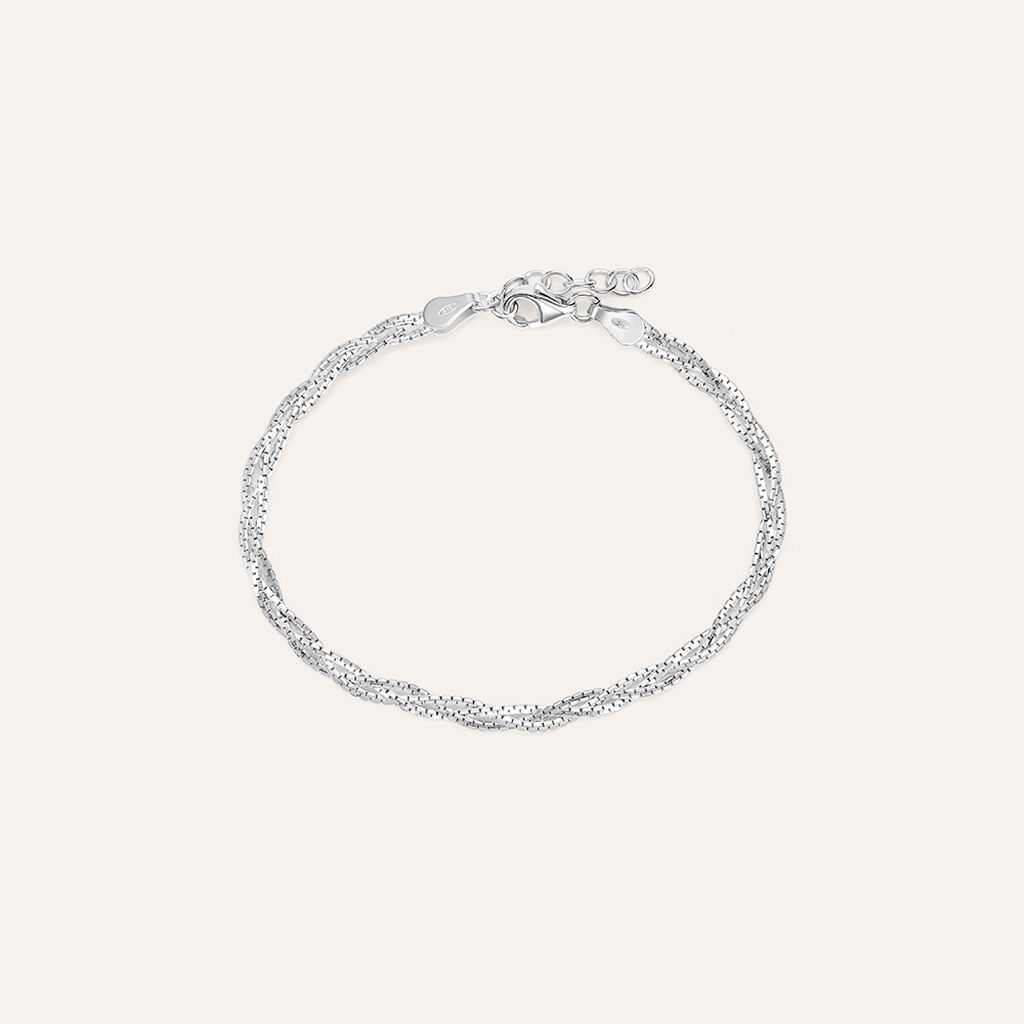 Bracciale Catena Silver Collection Argento Rodiato