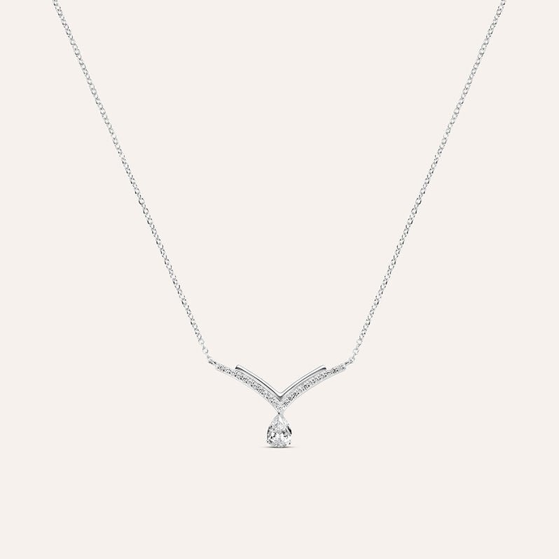 Collana Punto Luce Silver Elegance Argento Rodiato Cubic Zirconia - Collane Punto Luce Donna | Stroili