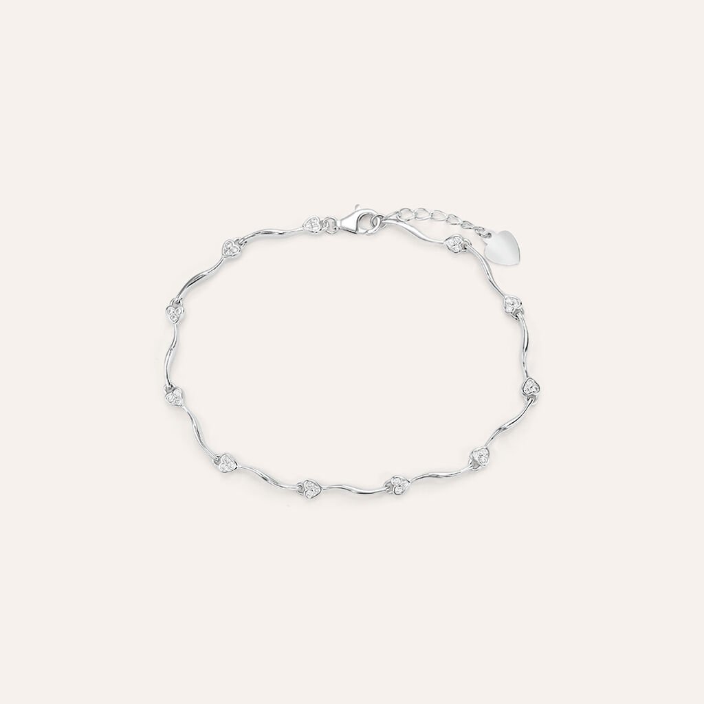 Bracciale Silver Elegance Argento Rodiato Cubic Zirconia
