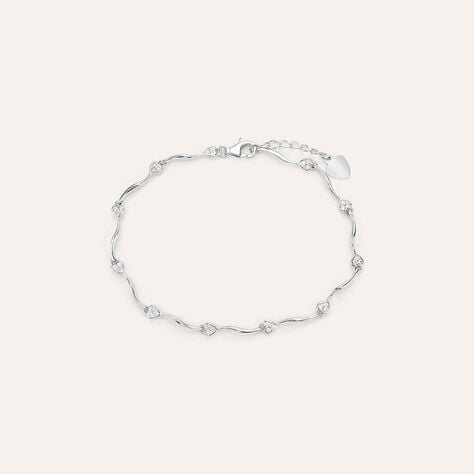 Bracciale Silver Elegance Argento Rodiato Cubic Zirconia - Bracciali Love Donna | Stroili