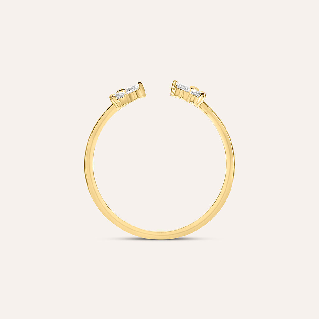 Anello Fantasia Claire Oro Giallo Cubic Zirconia - Anelli con Pietre Donna | Stroili