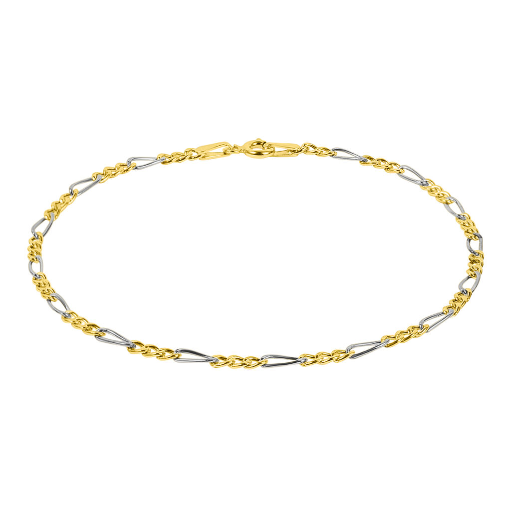 Bracciale Catena L'homme Or Oro Bicolore - Bracciali Uomo | Stroili