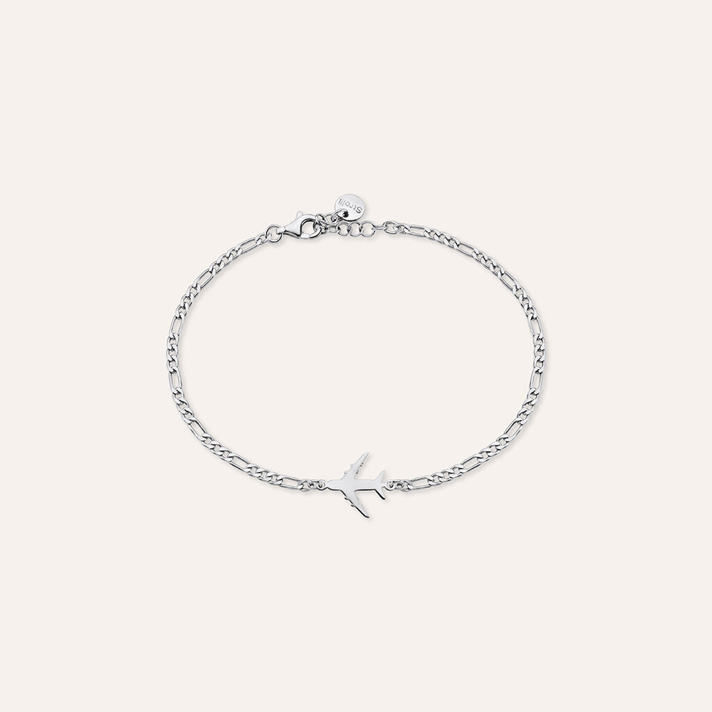 Bracciale Catena Gentleman Argento Rodiato - Bracciali Uomo | Stroili