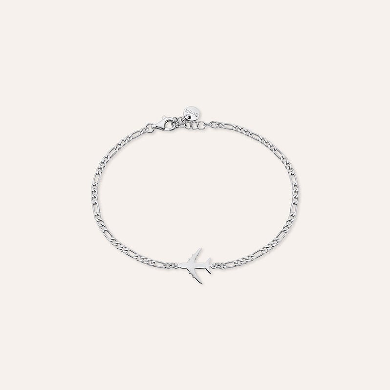 Bracciale Catena Gentleman Argento Rodiato - Bracciali Uomo | Stroili
