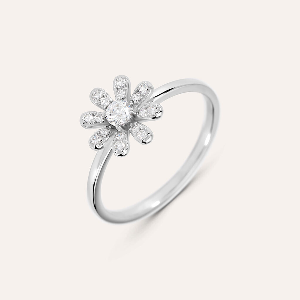 Anello Fantasia Silver Moments Argento Rodiato Cubic Zirconia - Anelli con Pietre Donna | Stroili