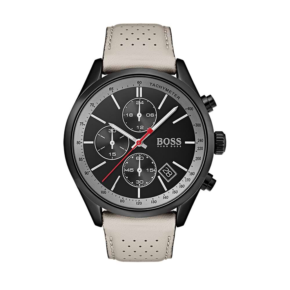 Orologio Cronografo Uomo Boss Grand Prix quadrante nero 1513562 1661856 Stroili