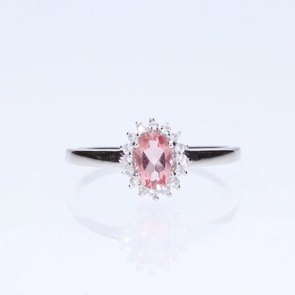 Anello Solitario Amélie Oro Bianco Topazio Cubic Zirconia - Anelli con Pietre Donna | Stroili