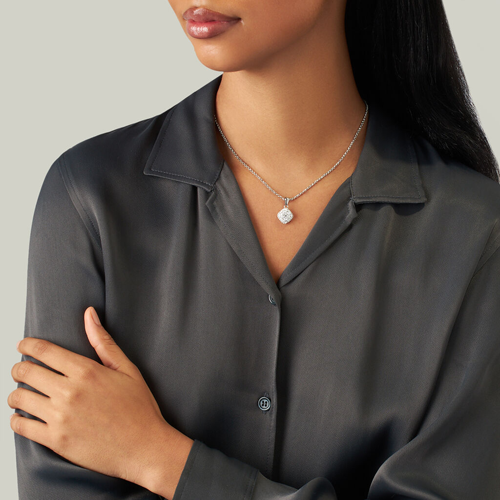 Collana Lady Phantasya Acciaio Cristallo - Collane Donna | Stroili