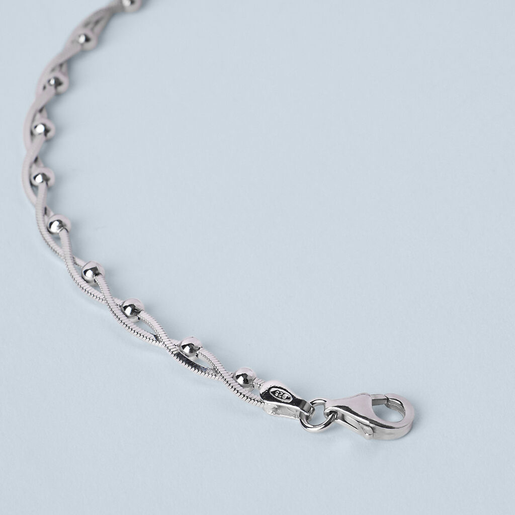 Bracciale Catena Silver Collection Argento Rodiato - Bracciali Donna | Stroili