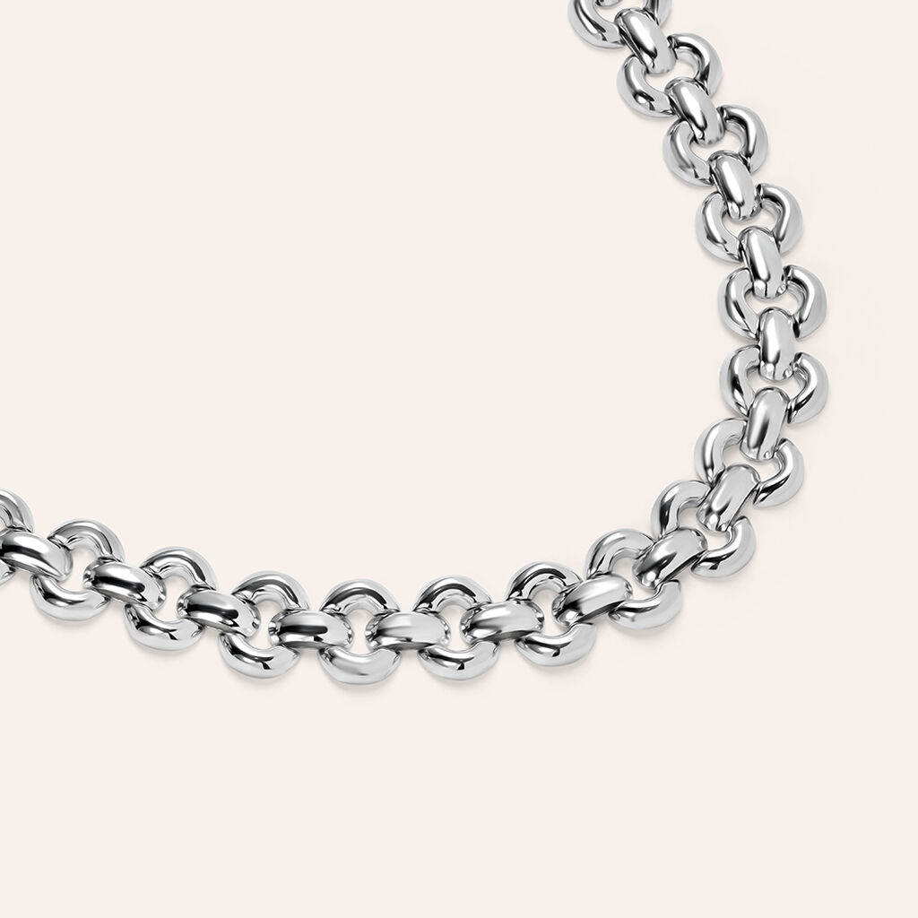 Collana Silver Collection Argento Rodiato