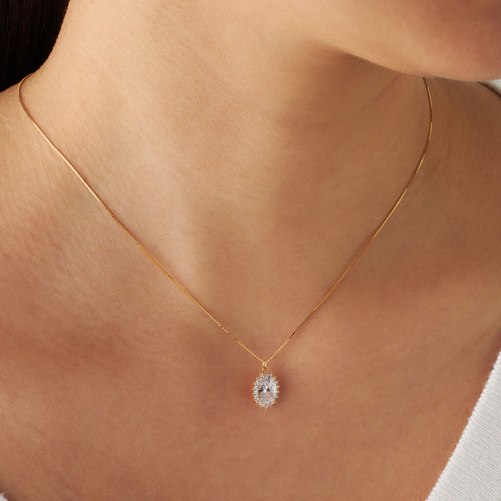 Collana Claire Oro Giallo Cubic Zirconia - Collane Donna | Stroili