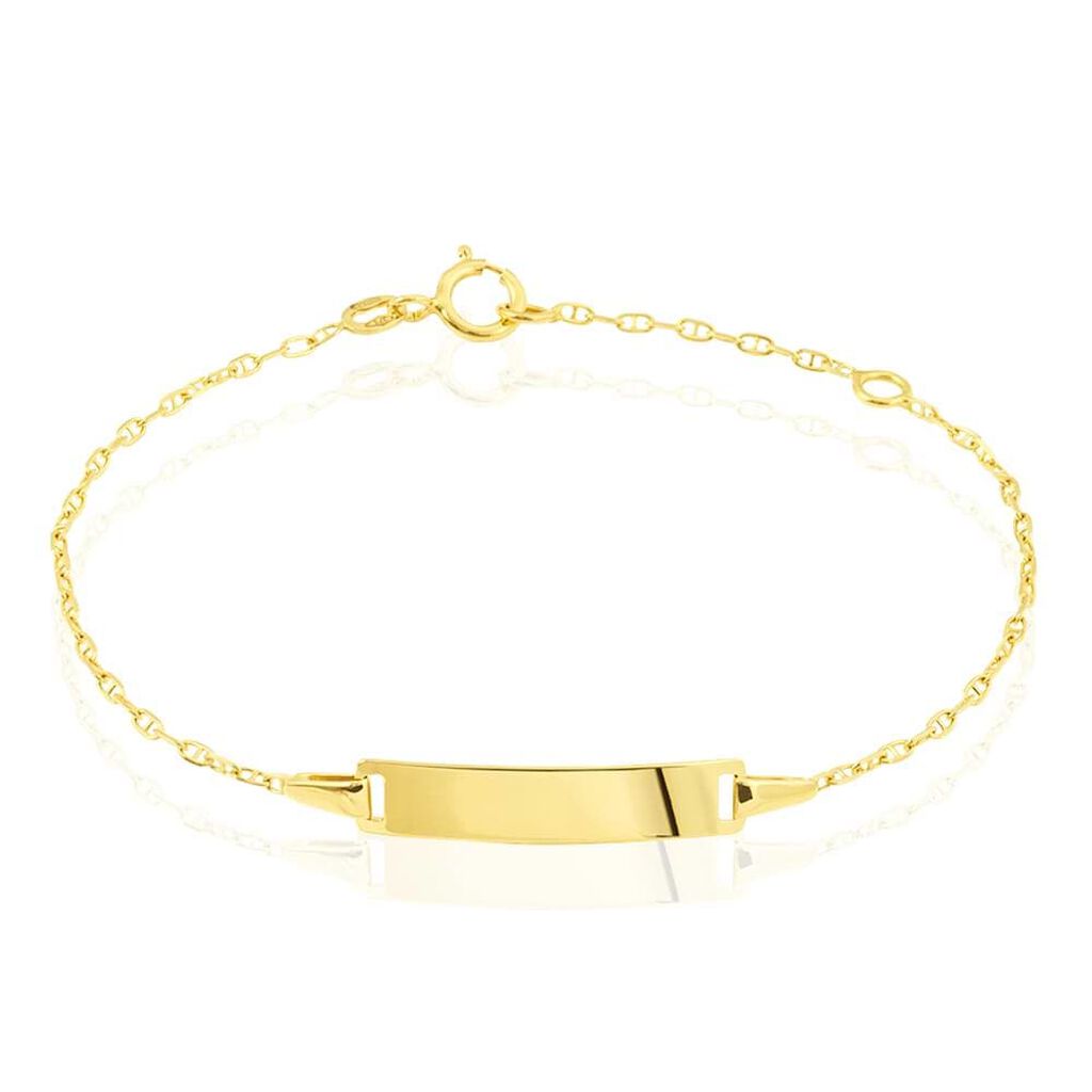 Bracciale Con Targhetta Holy Oro Giallo - Bracciali con Incisione Bambino | Stroili