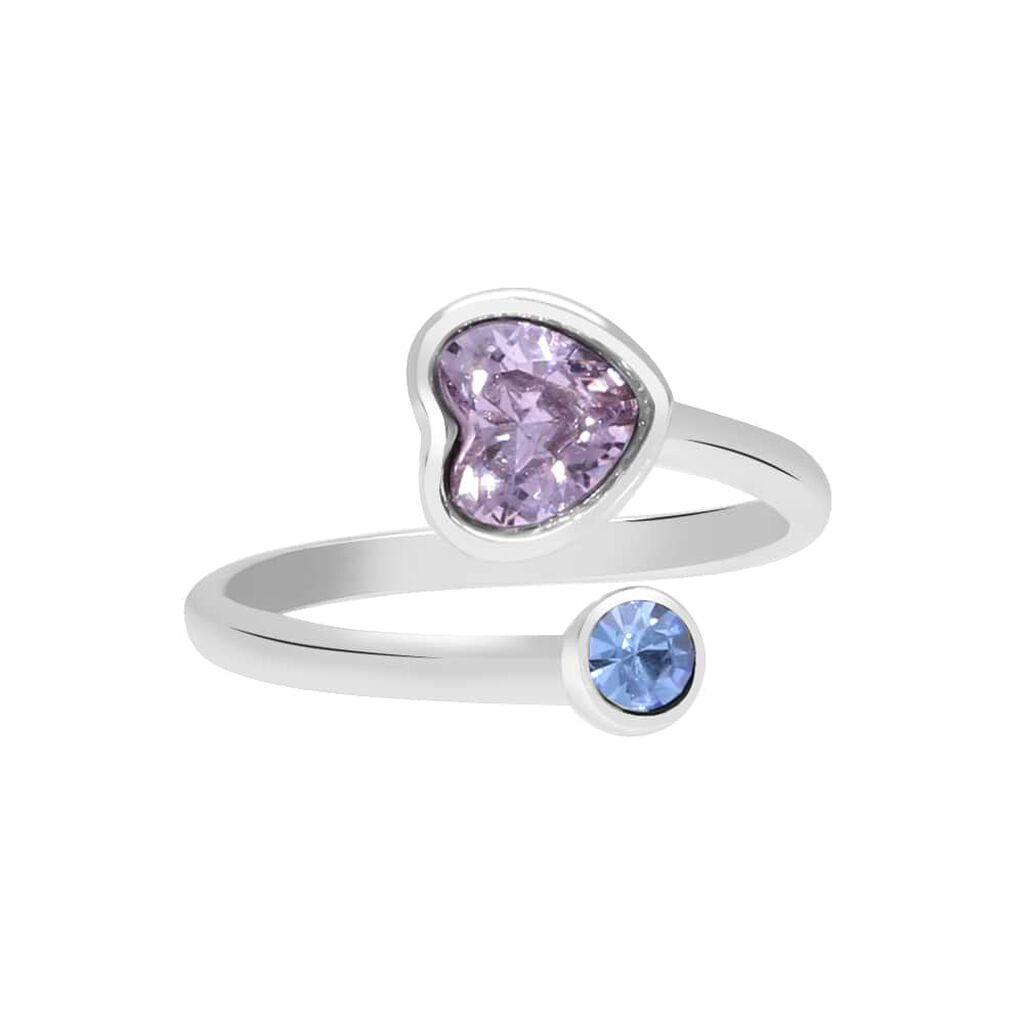 Anello Contrarie Violet Ottone Cristallo - Anelli con Pietre Donna | Stroili