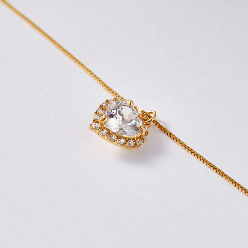 Collana Punto Luce Claire Oro Giallo Cubic Zirconia - Collane Punto Luce Donna | Stroili