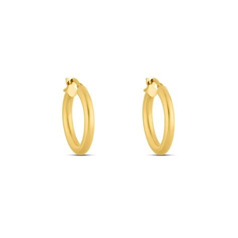 Orecchini A Cerchio Gold Essence Oro Giallo - Orecchini a Cerchio Donna | Stroili