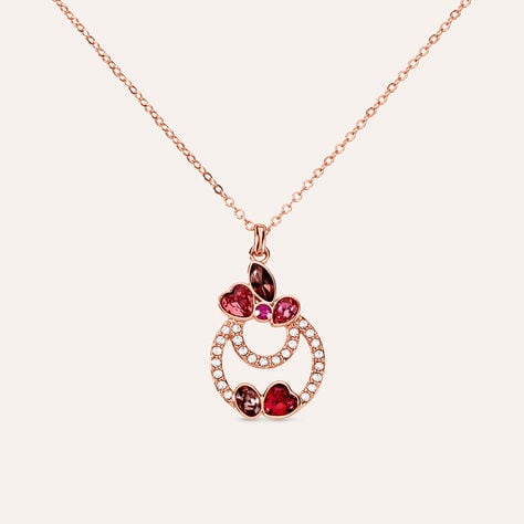 Collana Violet Ottone Rosa Cristallo - Collane Donna | Stroili