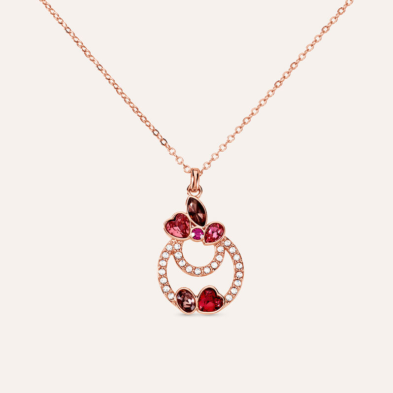 Collana Violet Ottone Rosa Cristallo - Collane Donna | Stroili