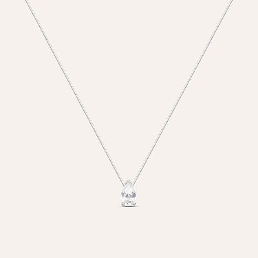Collana Punto Luce Claire Oro Bianco Cubic Zirconia