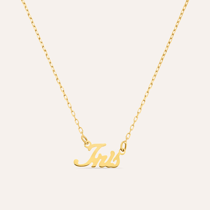 Collana Iris Gold Names Oro Giallo - Collane Unisex | Stroili