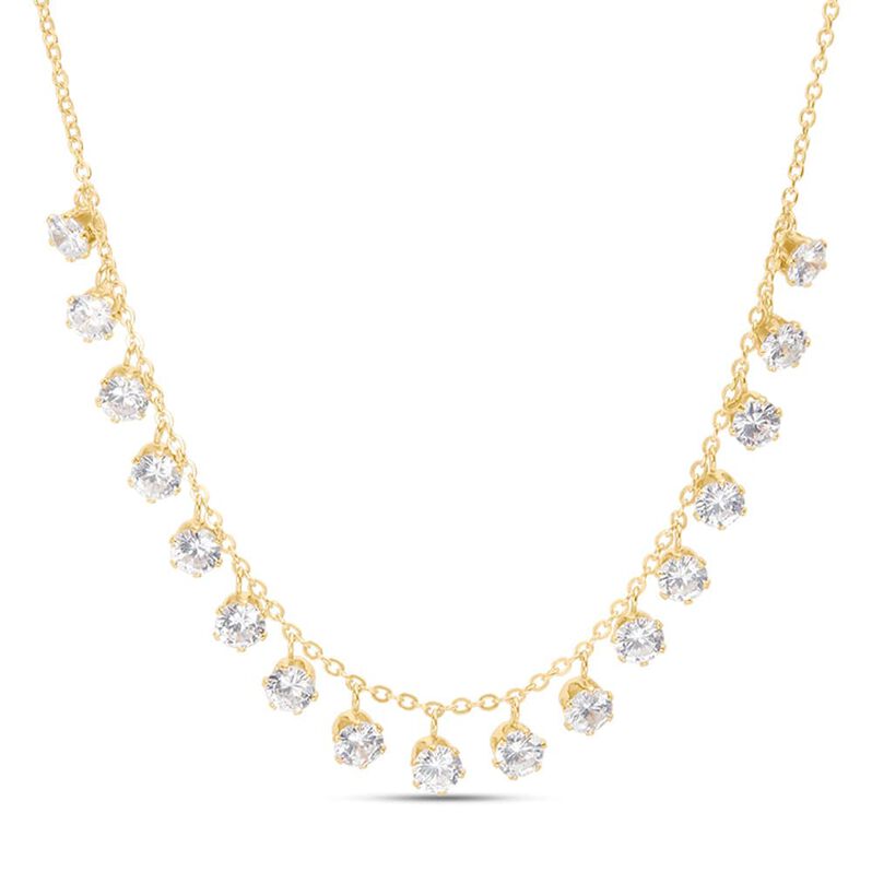 Collana Multi Punto Luce Romantic Shine Metallo Dorato Cristallo - Collane Punto Luce Donna | Stroili