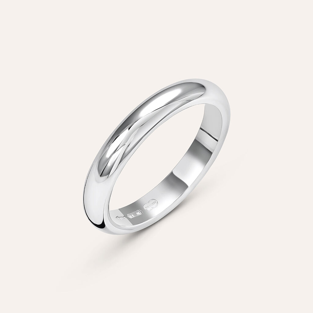 Fede Classica 3.5 mm Oro Bianco